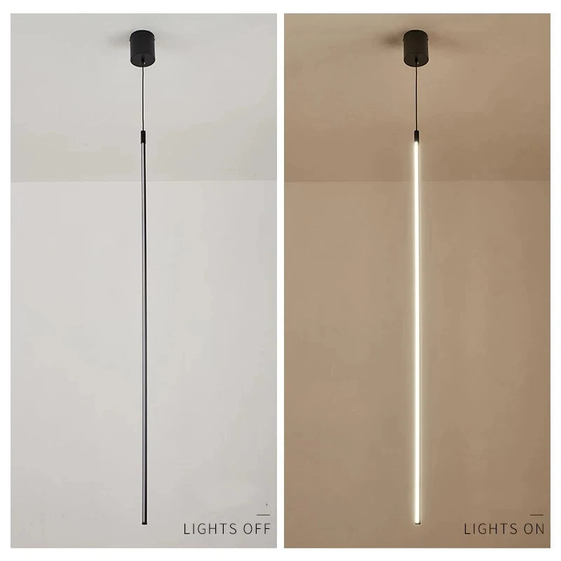 Minimalist Line LED Hanging Wire Wall Lamp Hanging Bedroom Bedside Modern Living Room Lighting Decor Geometry Light Fixtures