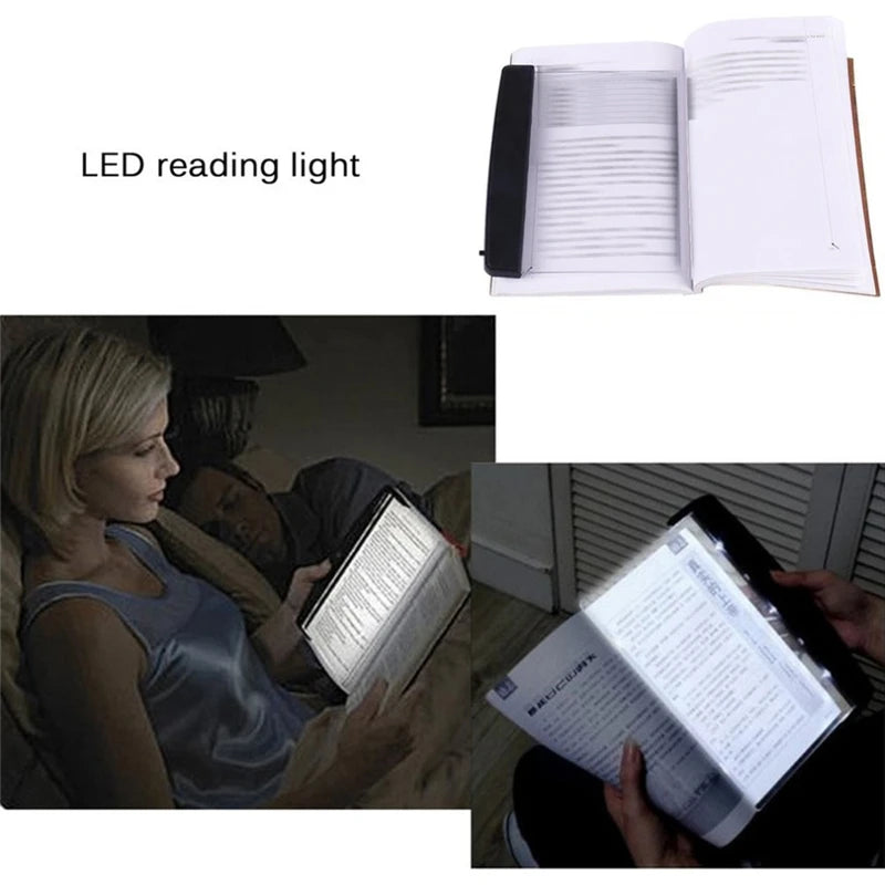 LED Tablet Book Lights Reading Night Lights Portable Car Travel Panel Led Desk Lamps For Home Kid Bedroom Read Indoor Lighting