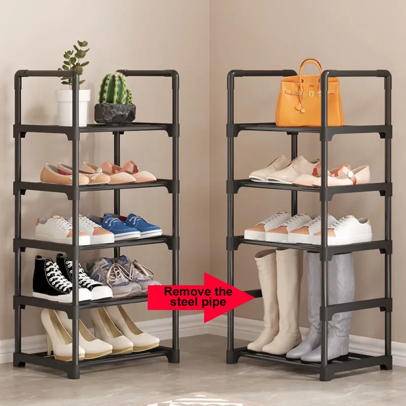 Shoe Rack Multilayer Household Shoes Organizer Storage Shelf Living Room Furniture Vertical Rack Cabinet Removable Shoe Cabinets