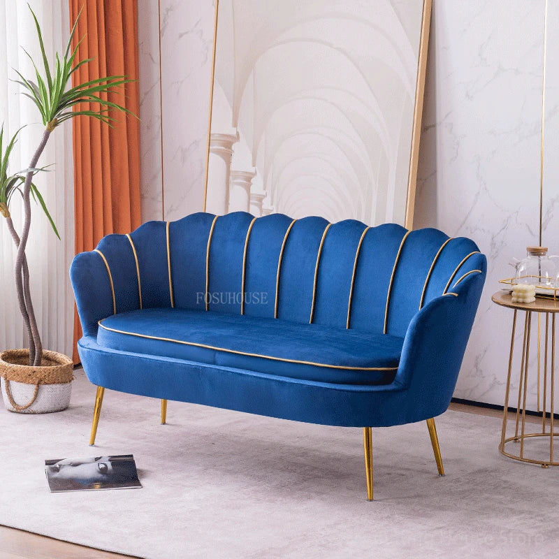 Modern Sofa Set Living Room Furniture Small Living Room Sofa Chair Nordic Accent Chair Light Luxury Sofa Chairs Double Seat Sofa