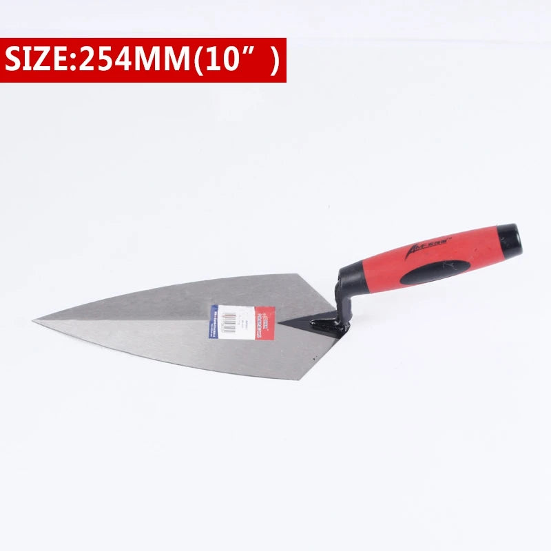 5/6/10/11/12 inch Construction Tools Putty Knife Brick Trowel Laying Carbon Steel Blade Pointing Plaster Tool Carbon Steel