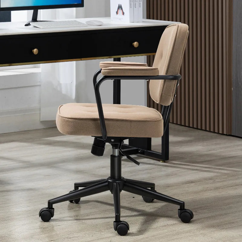 Simple Leisure Backrest Computer Chair Modern Office Chair Bedroom Furniture Nordic Study Armchair Swivel Chair Office Furniture