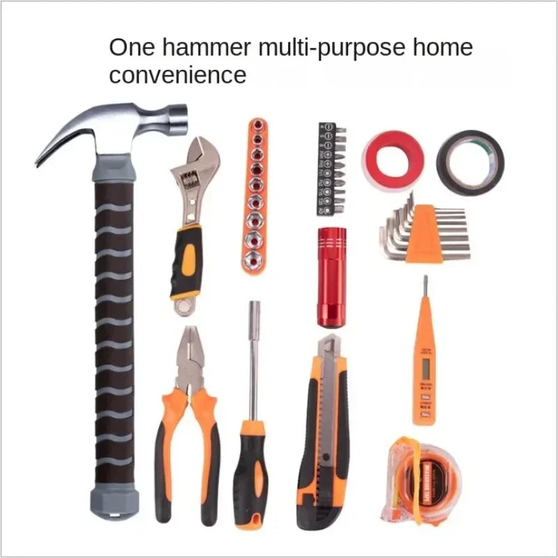 Household Hardware Combination Tool Set Thor's Hammer Toolbox Thor's Hammer Combination Tool Electrician's Tools