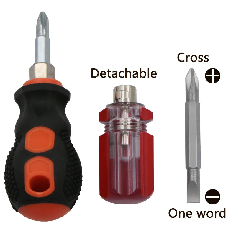 Screwdriver Kit Set Mini Small Portable Radish Screwdriver Cross Word Ratchet Screwdriver Manual Hardware Tools