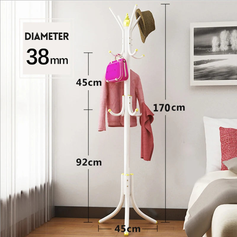 12 Hooks Wall Coat Rack Store Industrial Style Furniture Clothing Shelf Hanger Floor Stand for Furniture on Wheels Clothes Racks