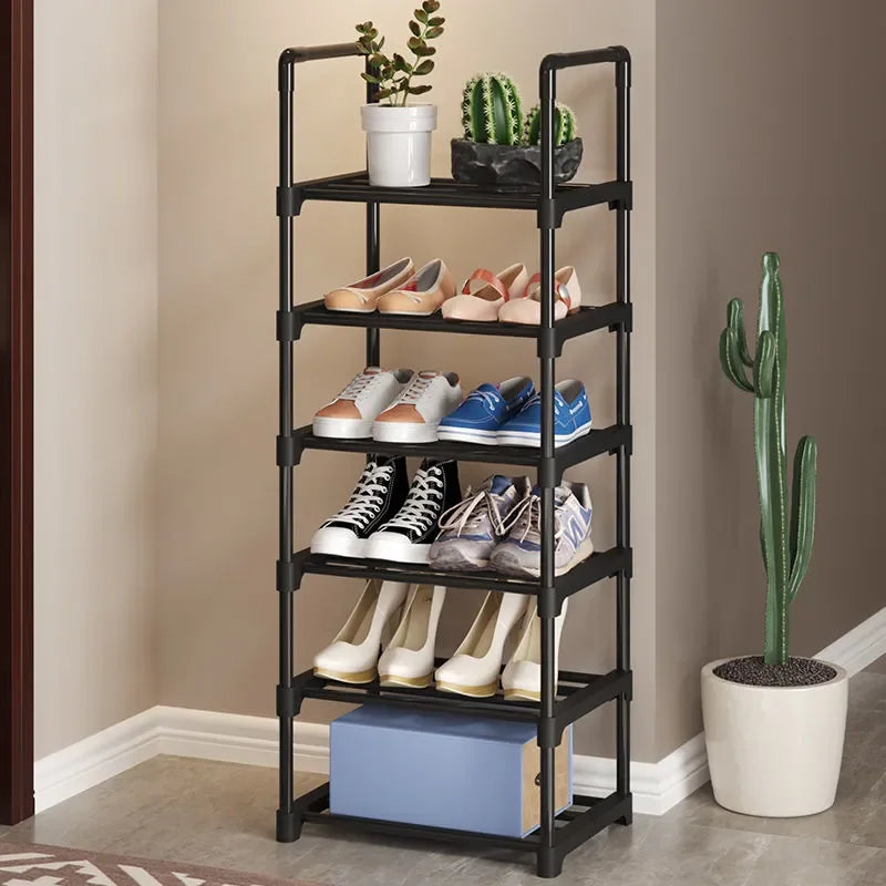 Shoe Rack Multilayer Household Shoes Organizer Storage Shelf Living Room Furniture Vertical Rack Cabinet Removable Shoe Cabinets