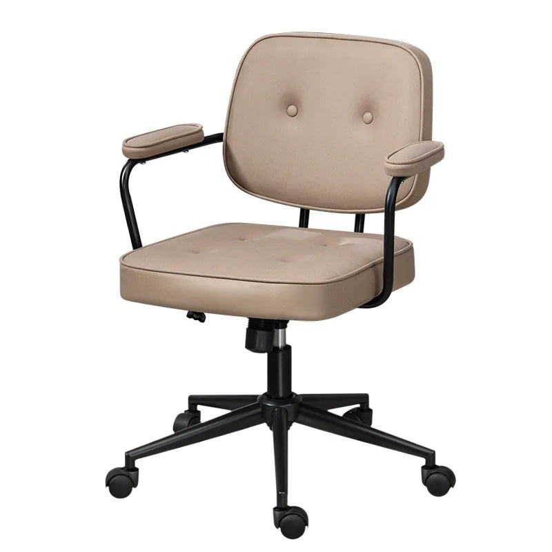 Simple Leisure Backrest Computer Chair Modern Office Chair Bedroom Furniture Nordic Study Armchair Swivel Chair Office Furniture